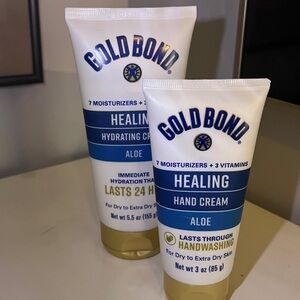 Gold Bond Hydrating and Hydrating Hand Cream - Set Lot of 2 New Moisturizers NEW